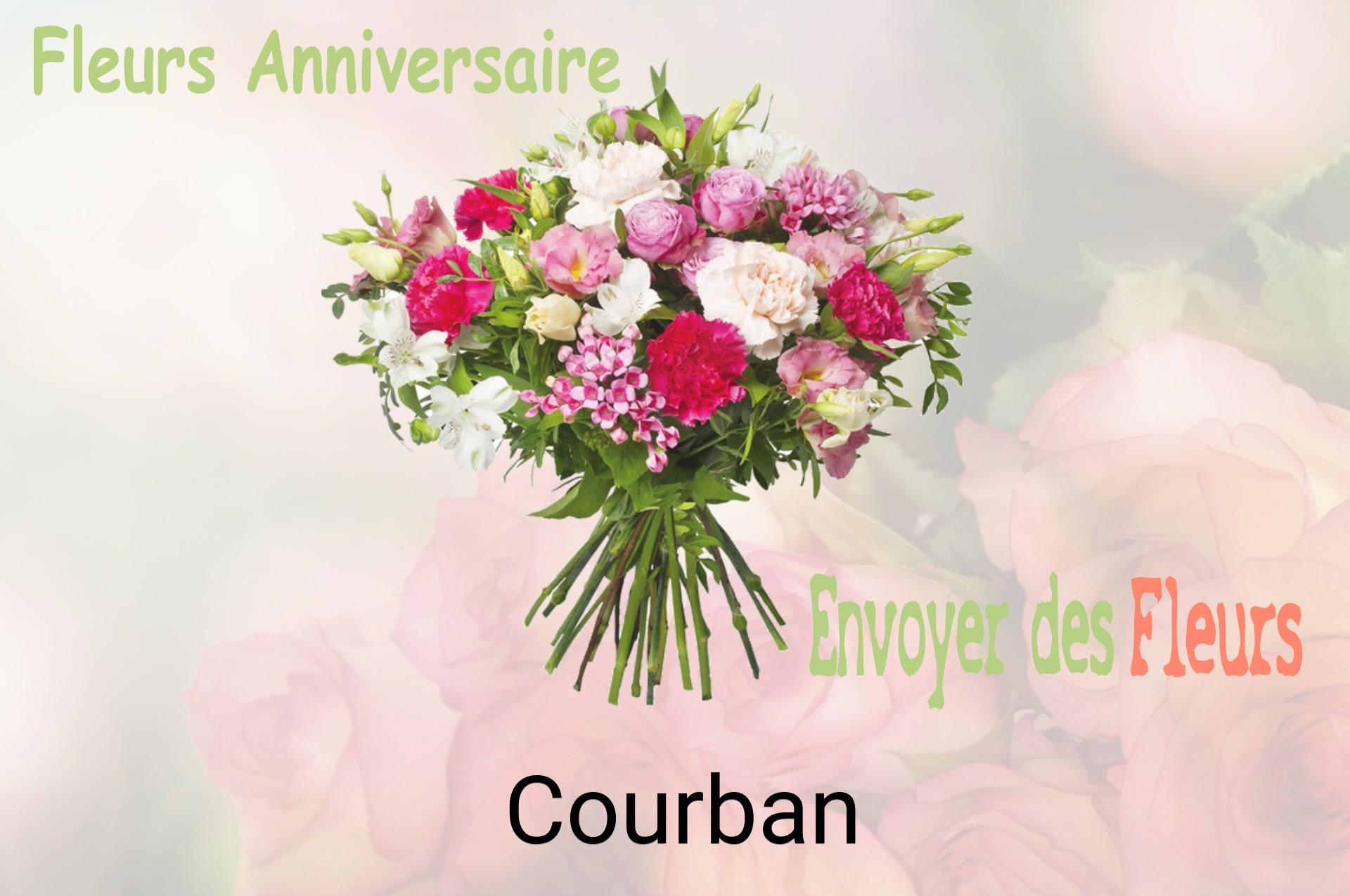 Bouquet de fleurs d’anniversaire livré à Courban